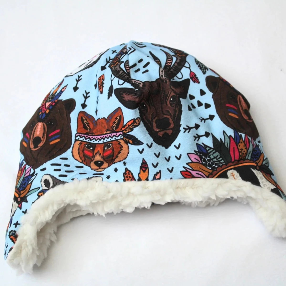 Tribal Animal HeadsTrapper Hat