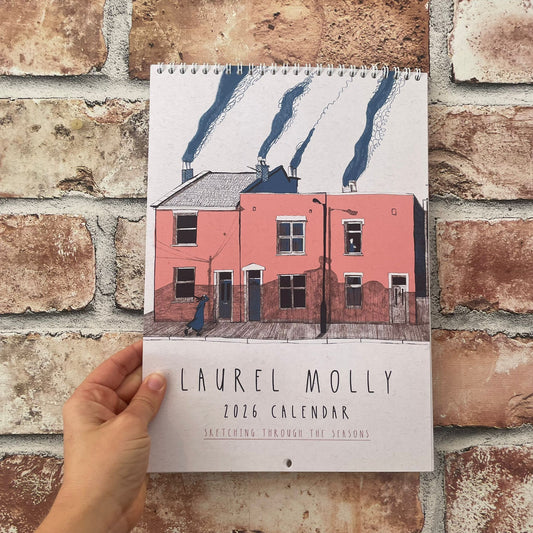 2026 illustrated Wall Calendar