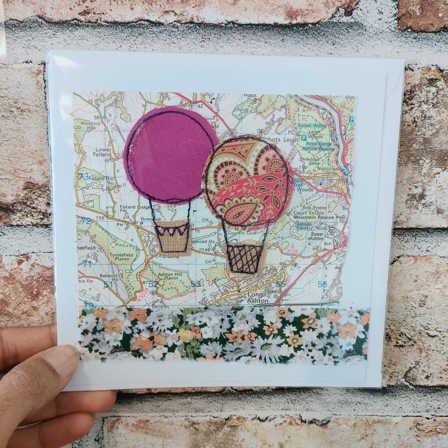 Hot Air Balloon Card