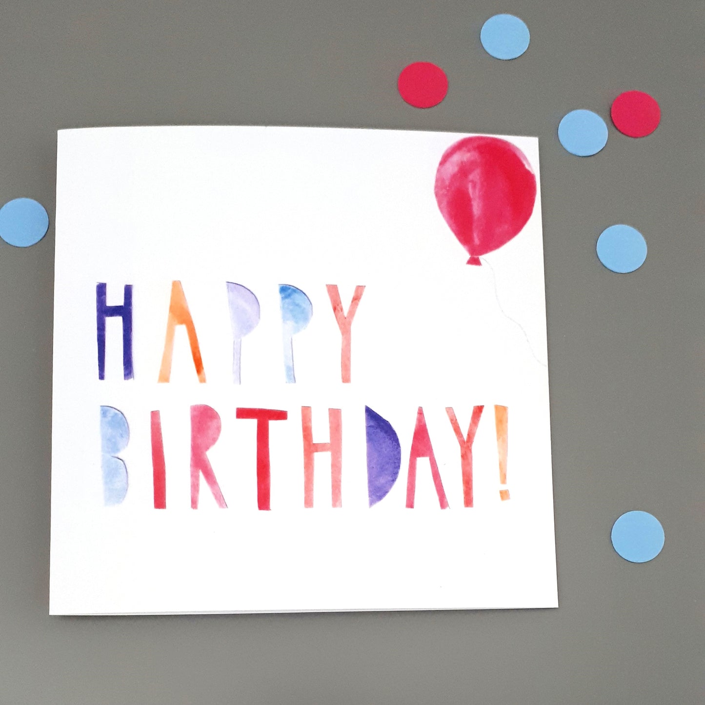 Birthday Card with Balloon