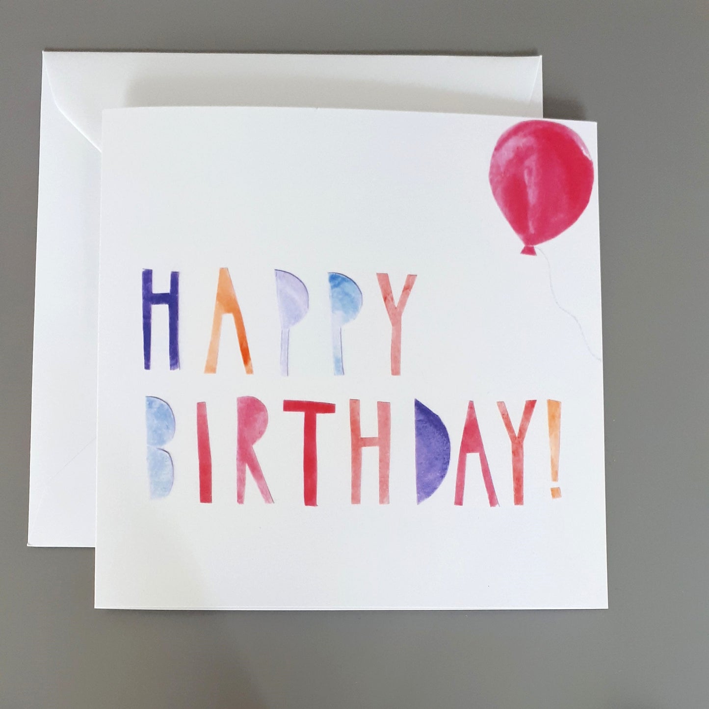 Birthday Card with Balloon