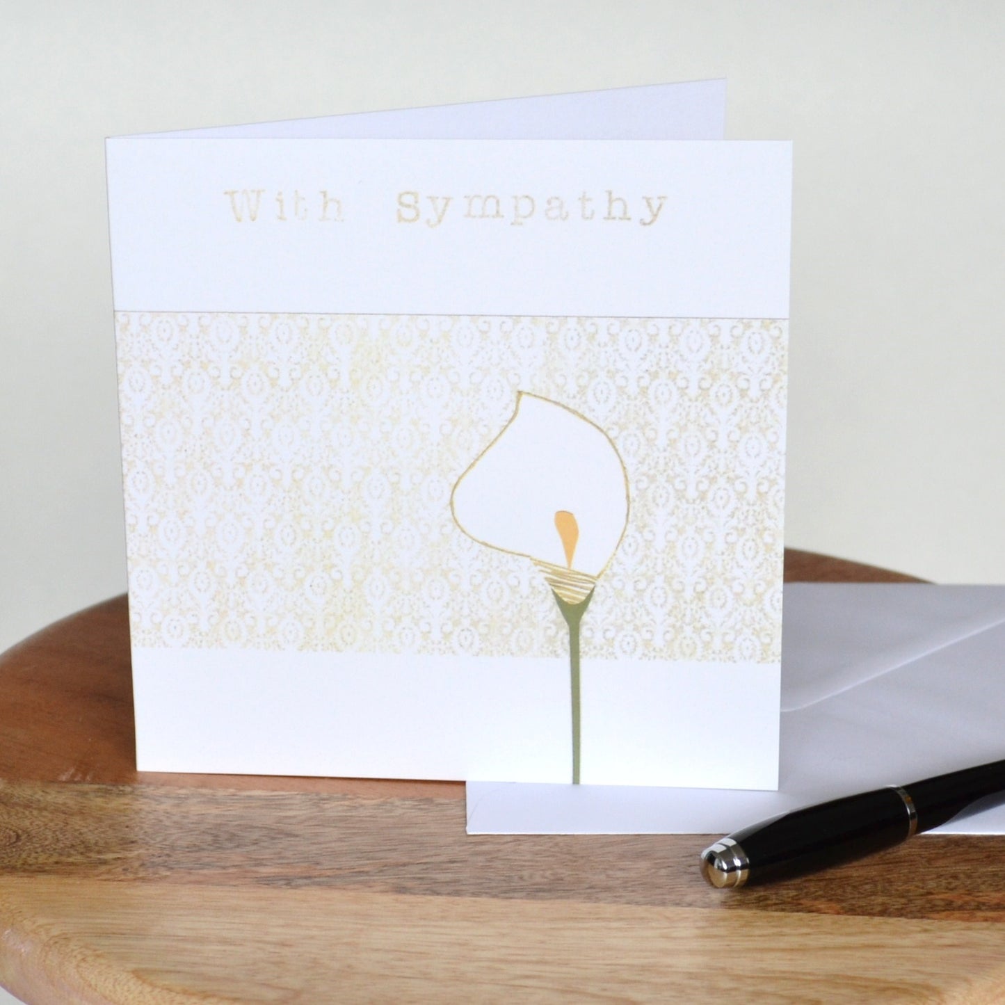 With Sympathy Card