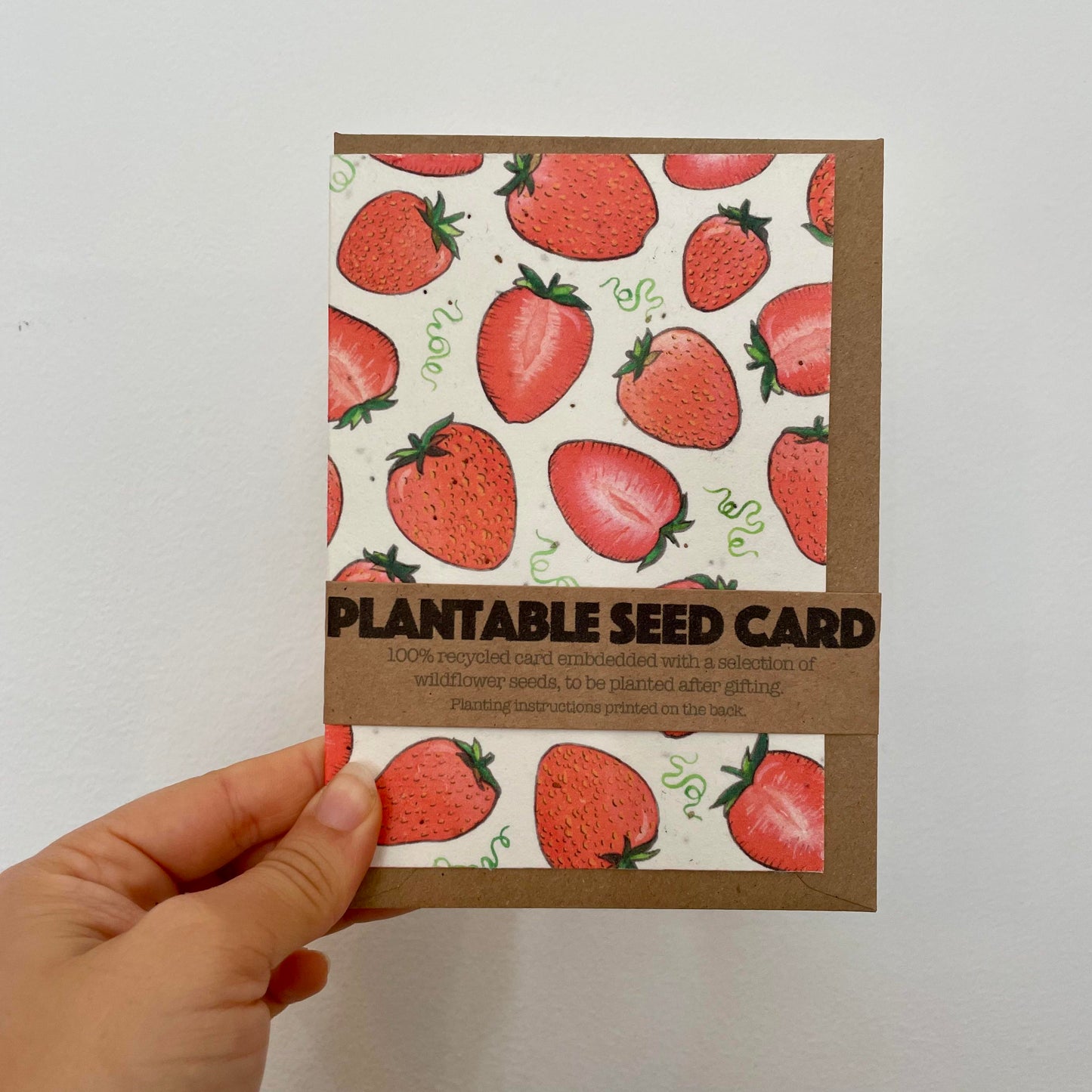 Strawberry Seed Card