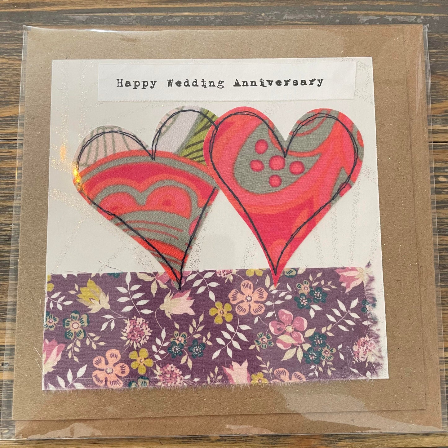 Anniversary Card Hearts