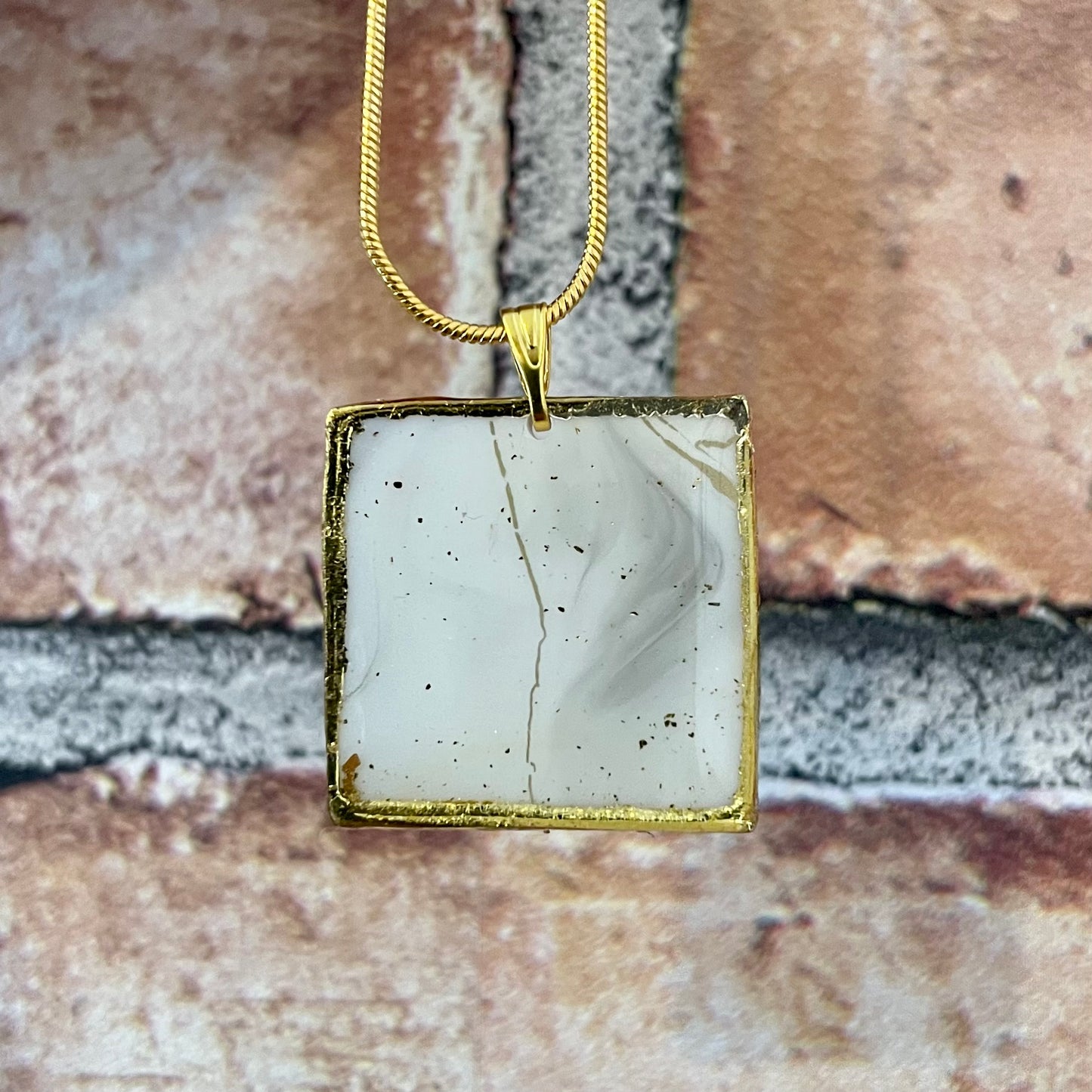 Resin Geode Necklaces