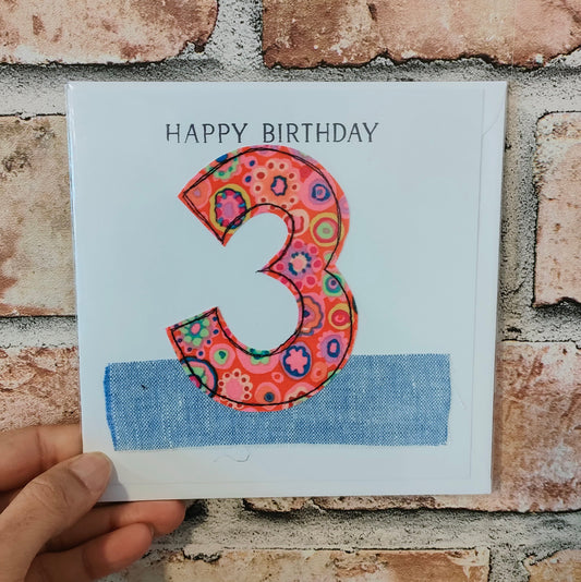 3rd Birthday Card