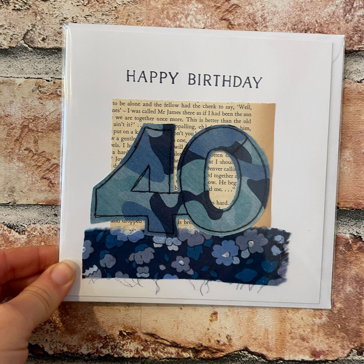 Age Birthday Card 40