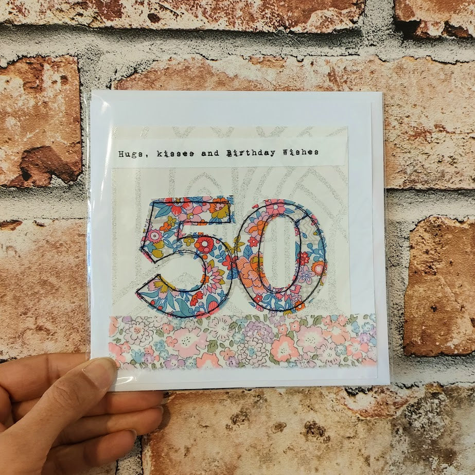 Age Birthday Card 50