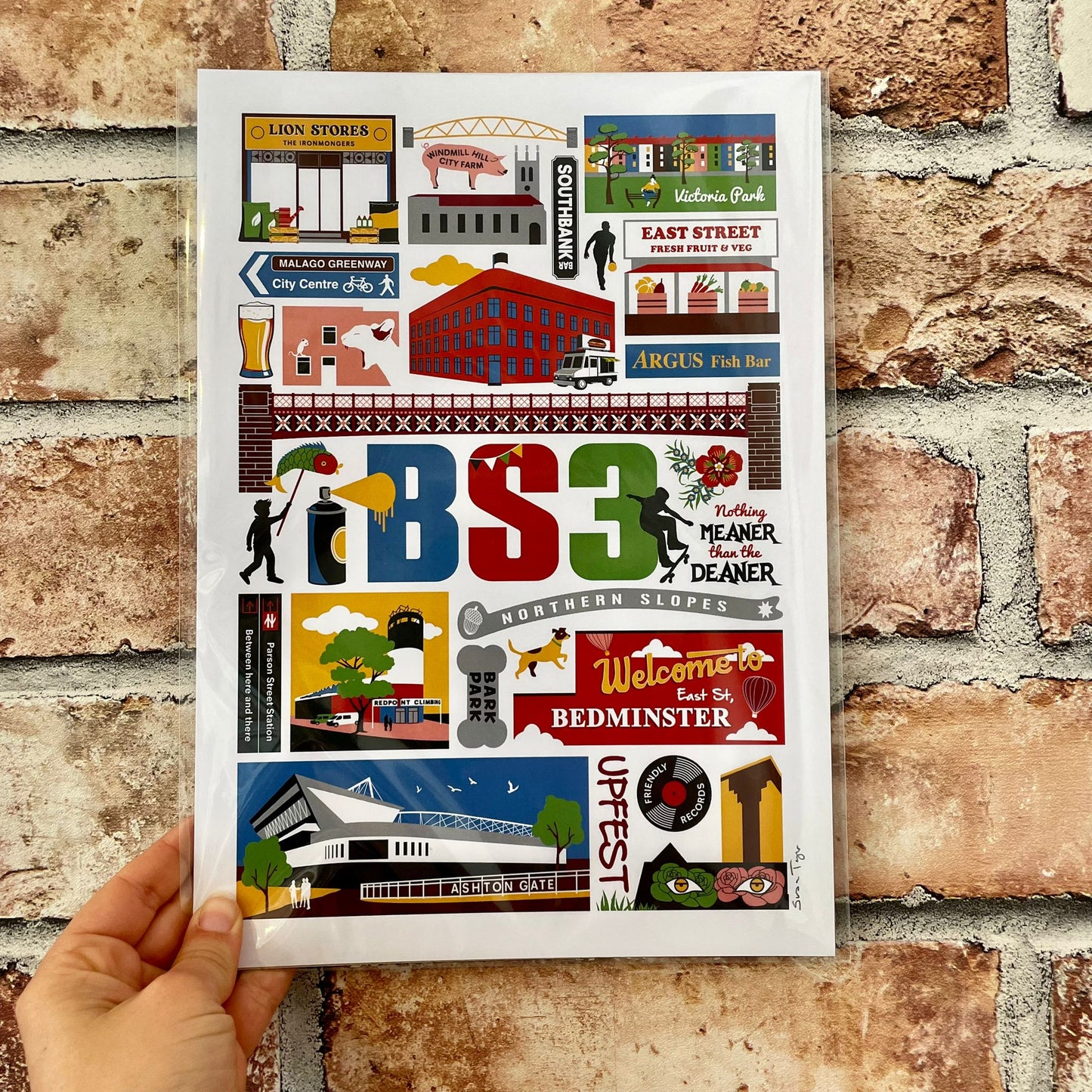 BS3 Art Print