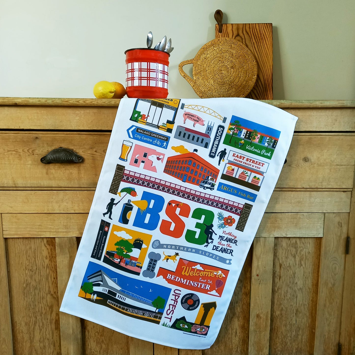 BS3 Tea Towel