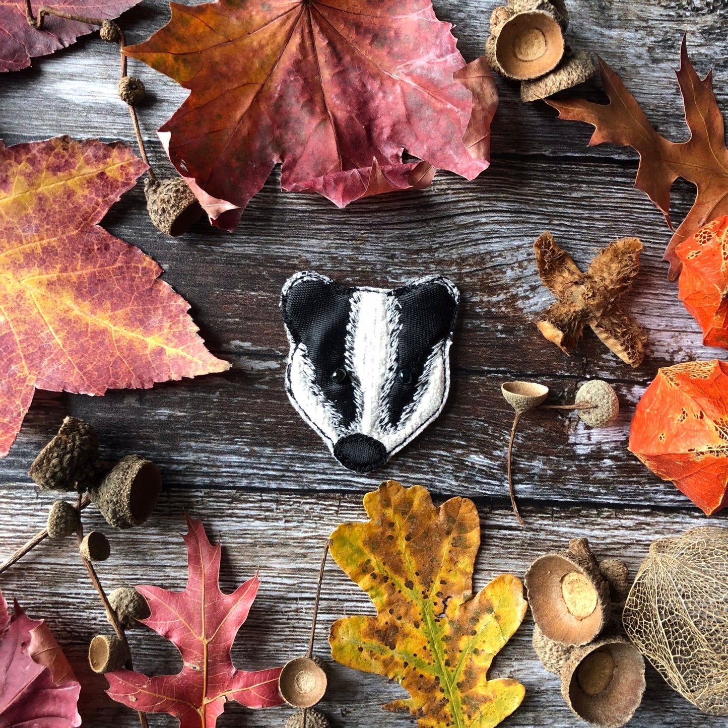 Badger Brooch