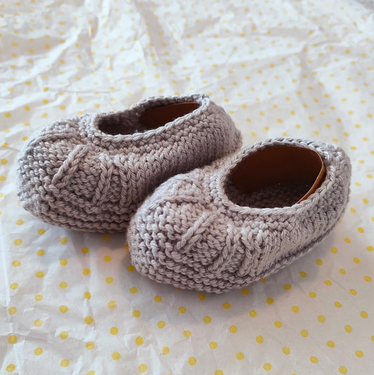 Bamboo Knitted Baby Booties