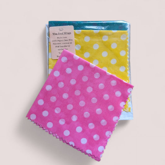 Bees Wax Food Wraps 8"x8" Square