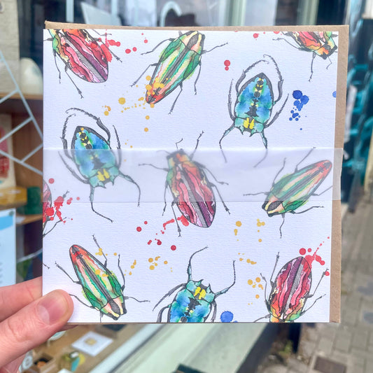 Bright Beetles Card