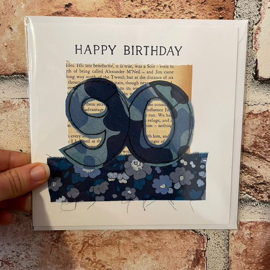 Age Birthday Card 90