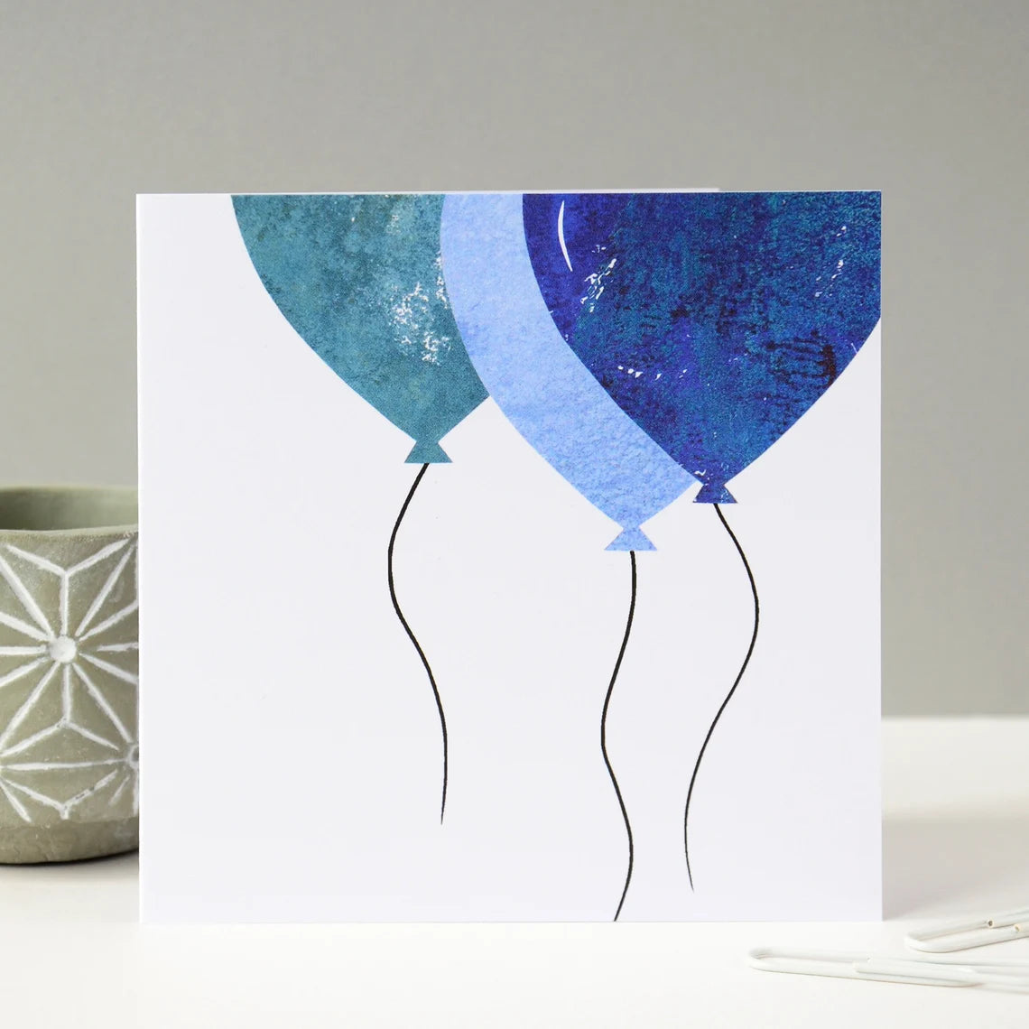 Blue Balloons Card