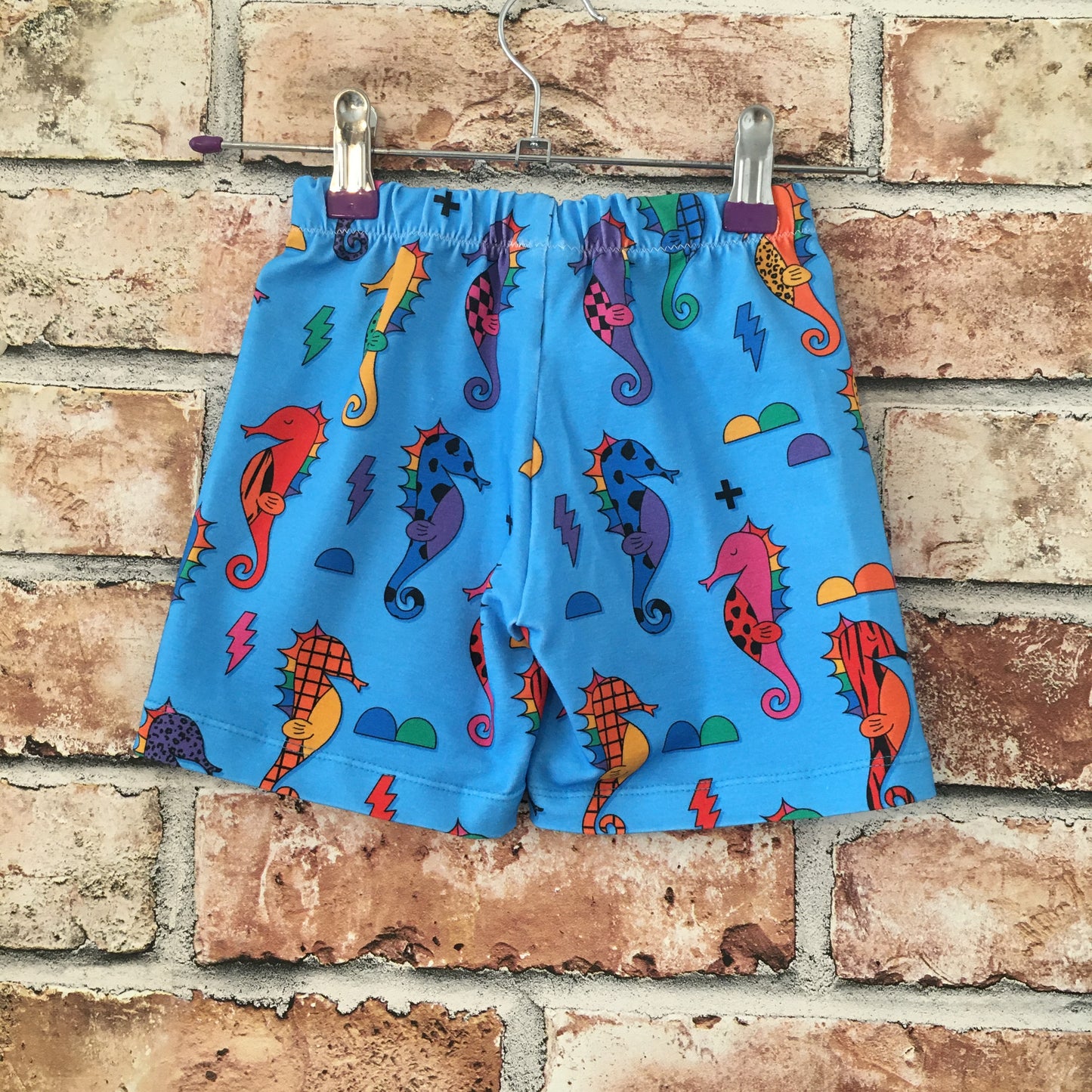 Seahorses Blue Board Shorts