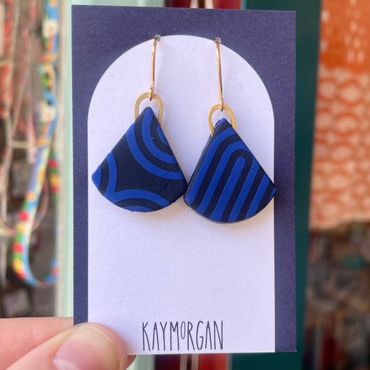 Drop Triangle Earrings
