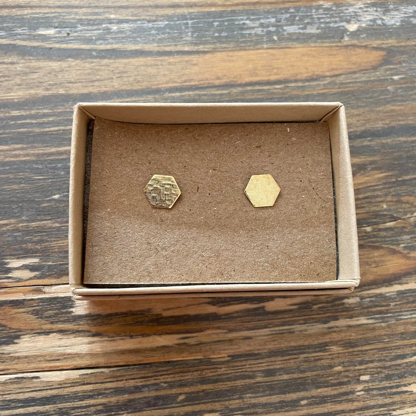 Geo Brass Studs