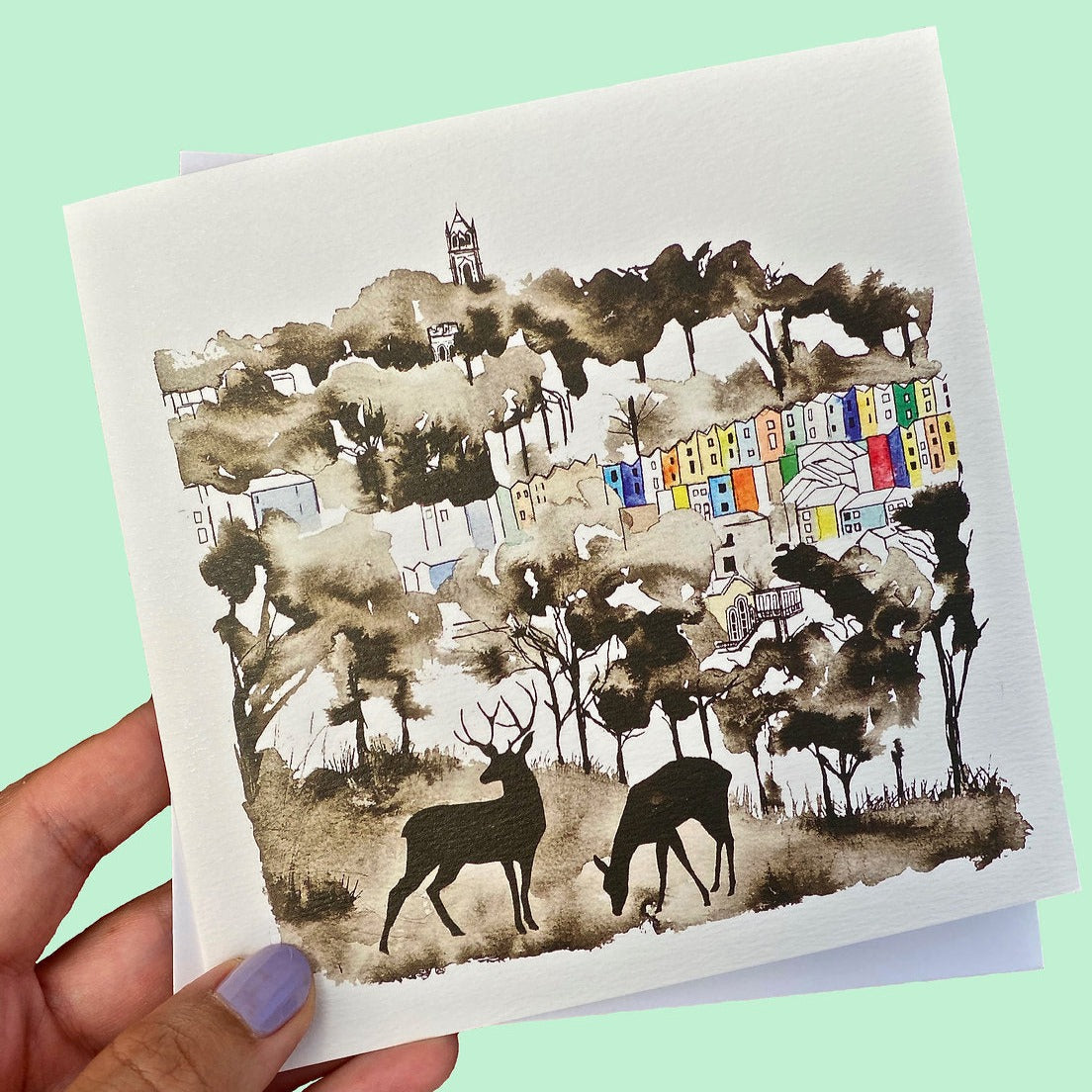 Bristol Deer Card