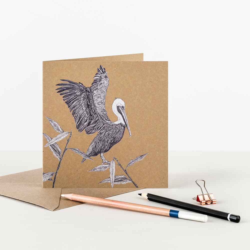 Brown Pelican Greeting Card