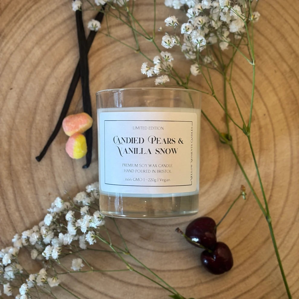 Candied Pears & Vanilla Snow Candle