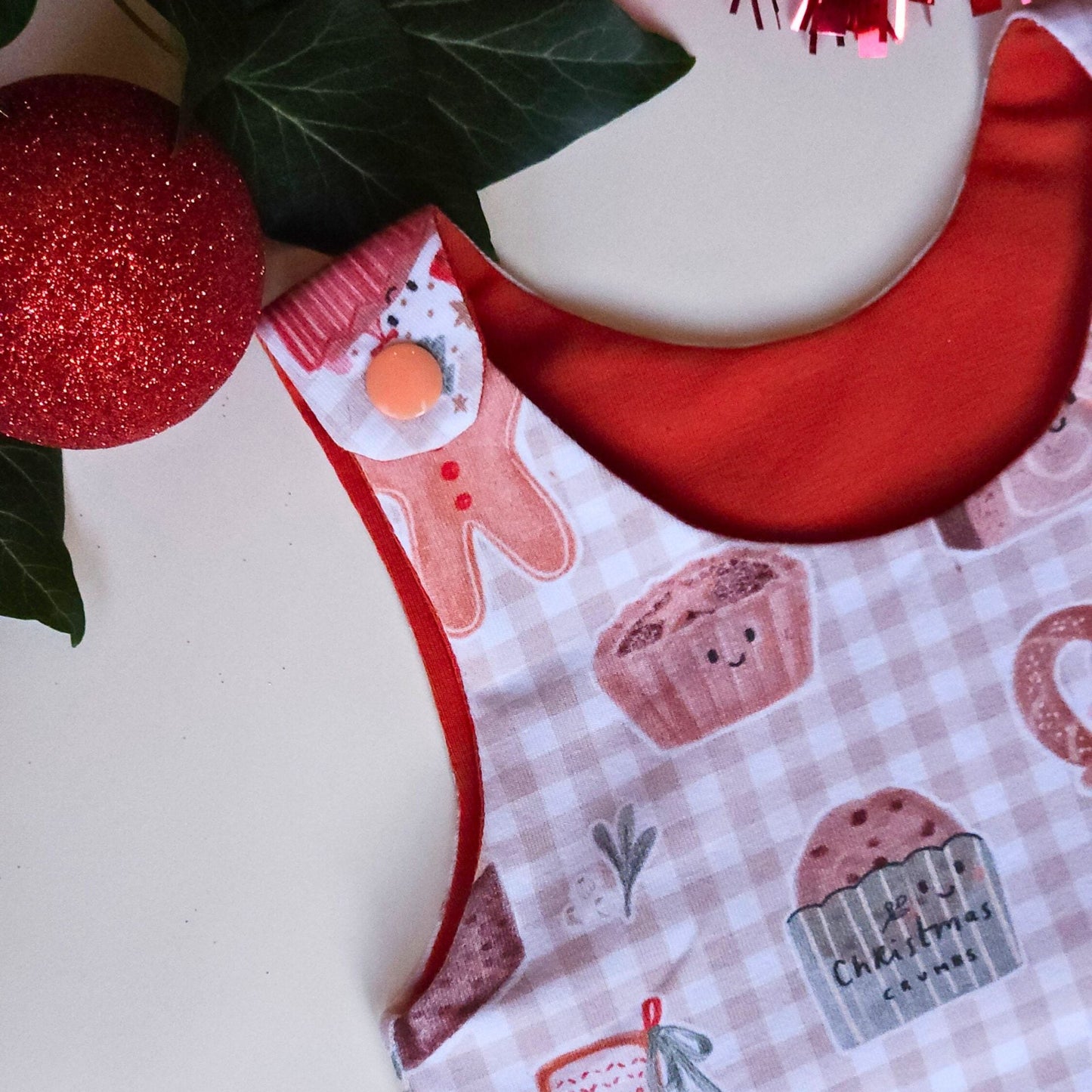 Footed Romper - Christmas Design