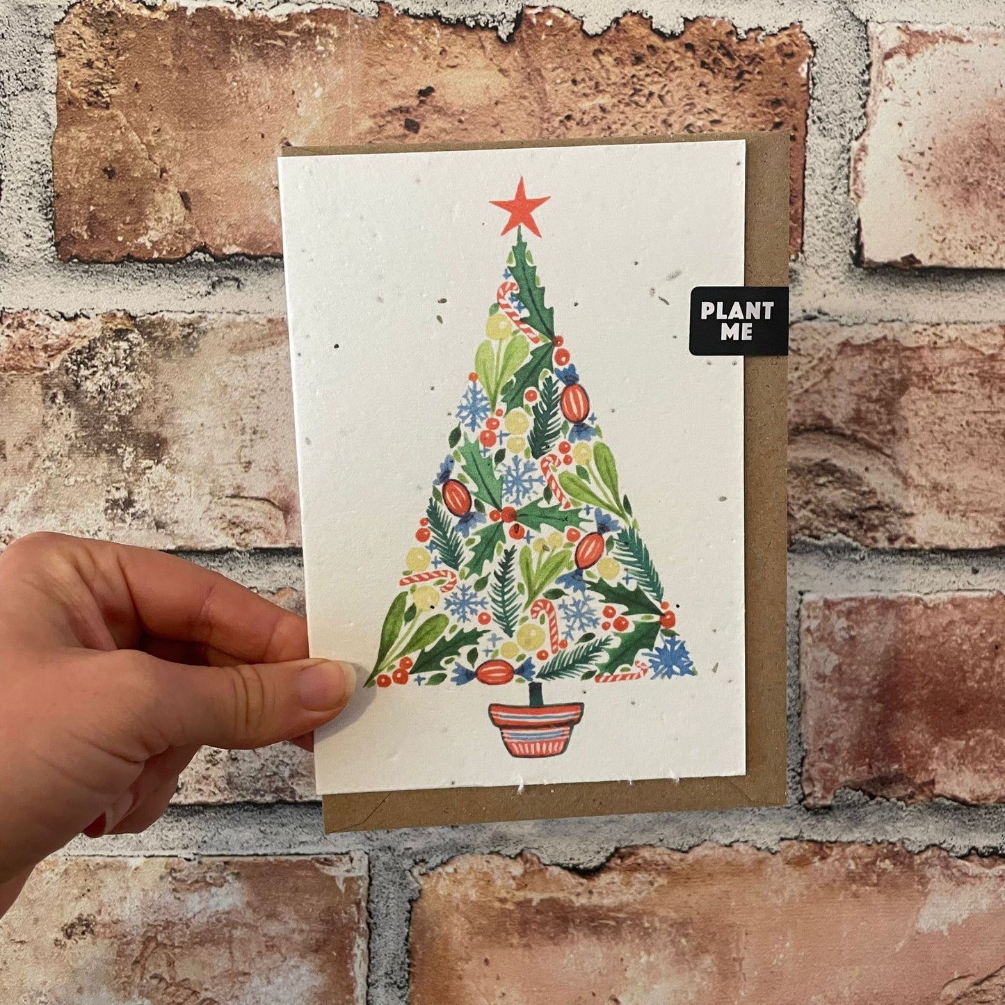 Pattern Xmas Tree Card