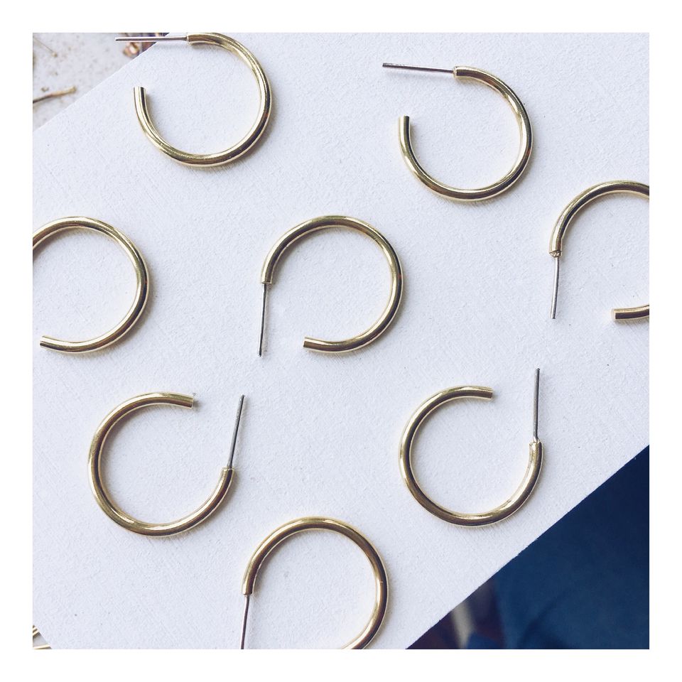 Chunky Hoop Earrings