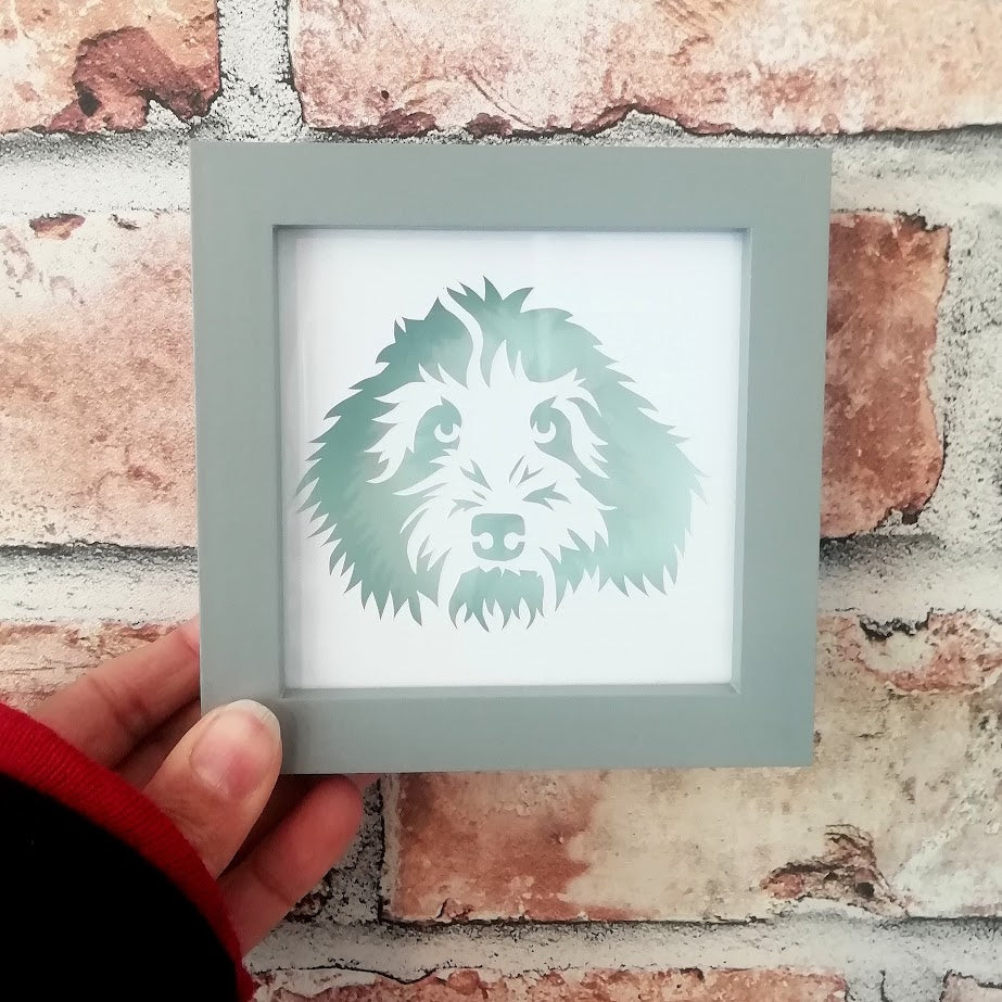 Hand Cut Mini Cat & Dog Frames