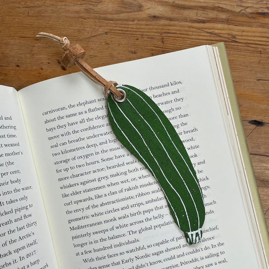 Courgette Handmade Cork Bookmark