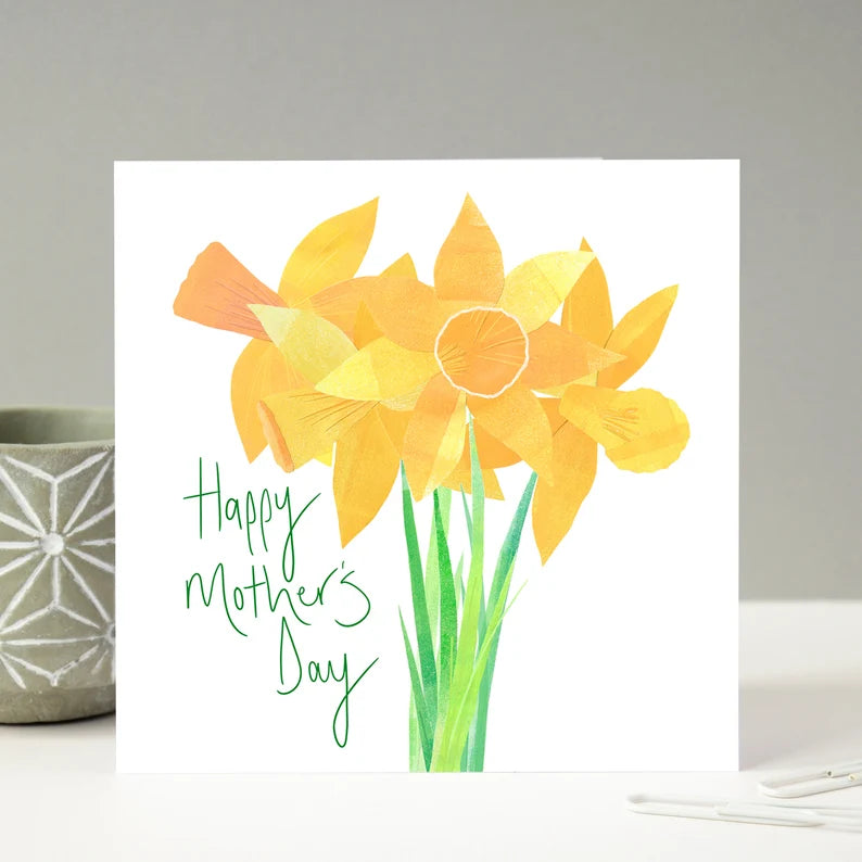 Mothers Day Card - Daffodils