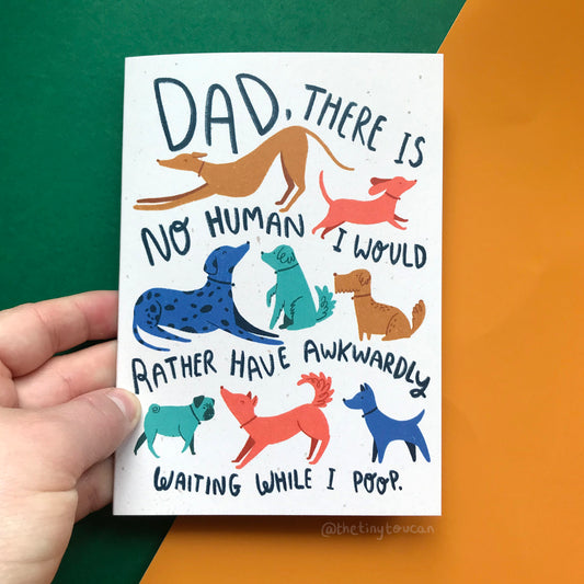 Dog Poop Father's Day Card