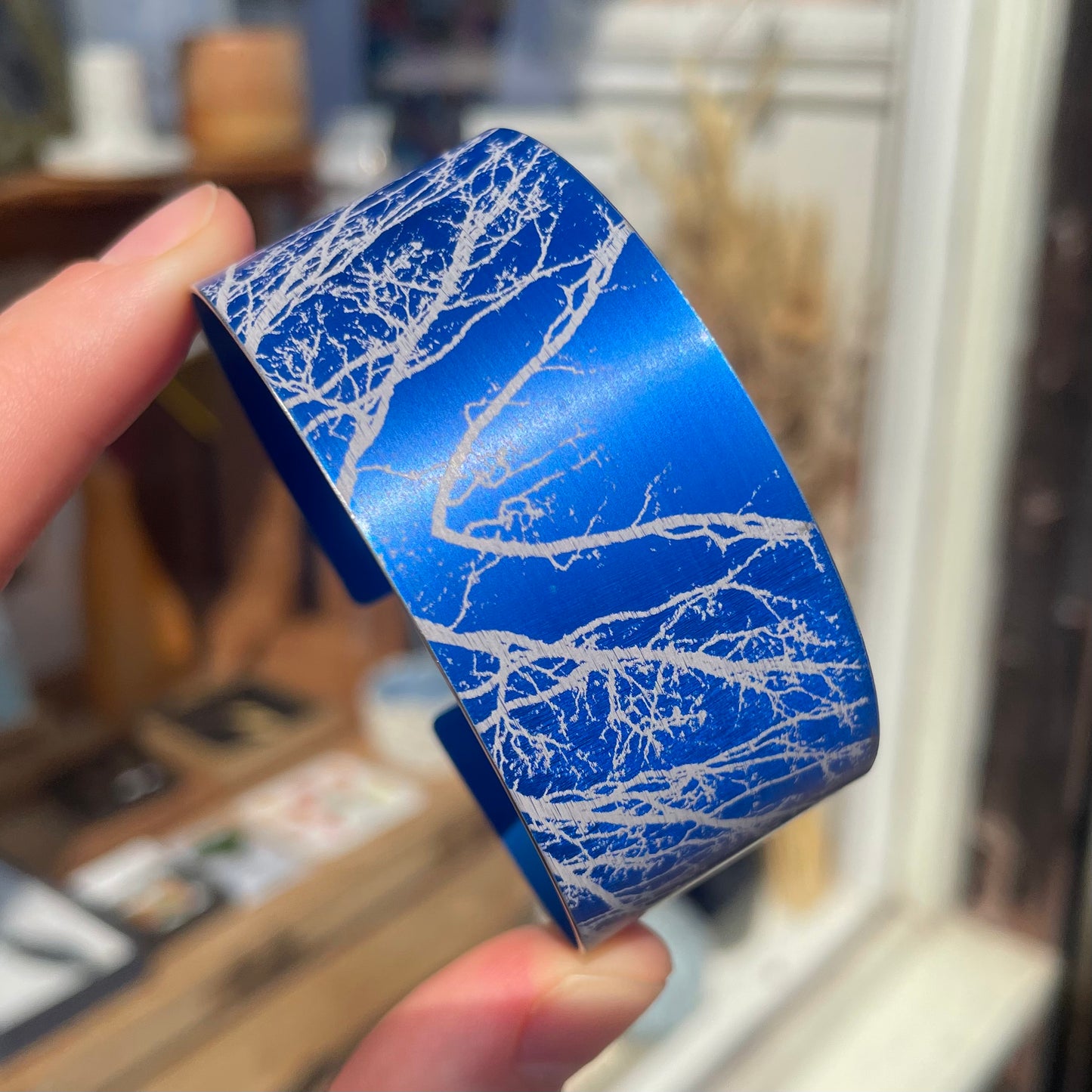 Winter Trees Aluminium Bracelet Cuff