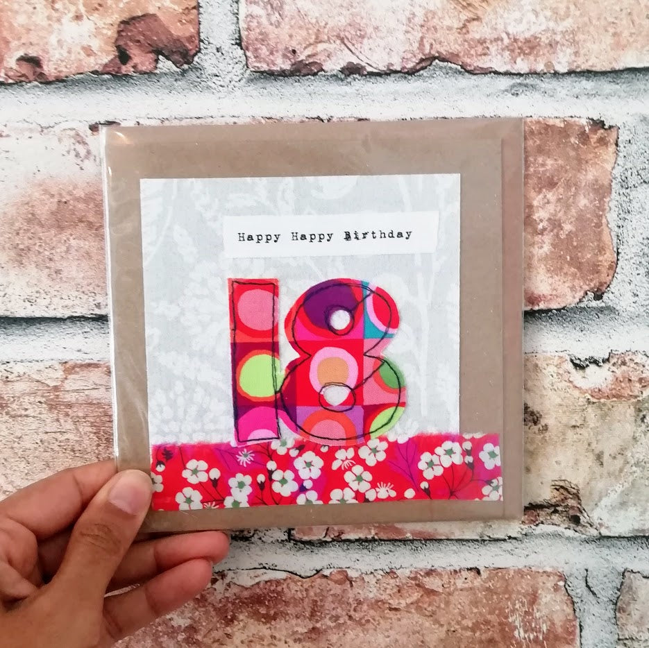 Age Birthday Card 18