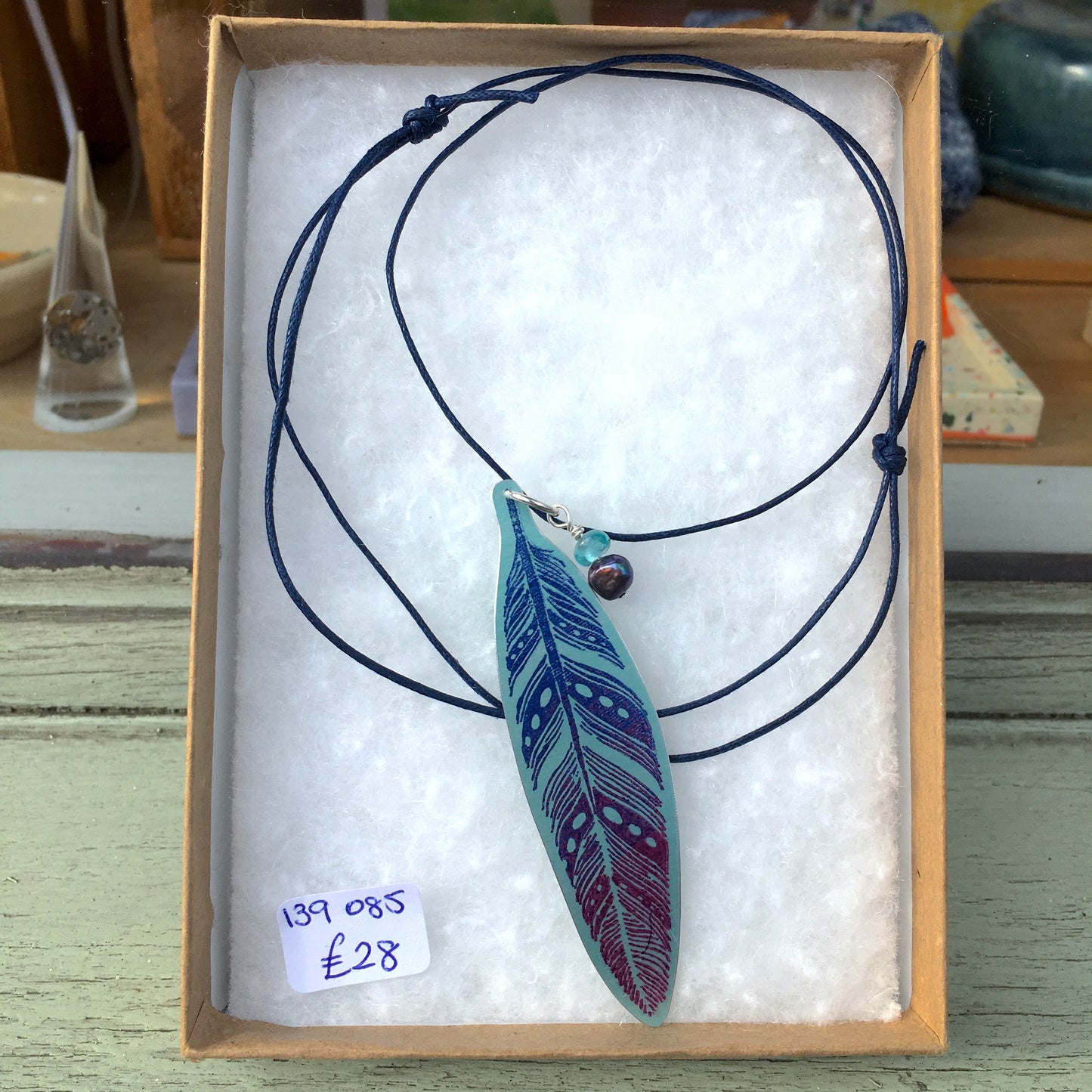 Feather Necklace - Adjustable Length