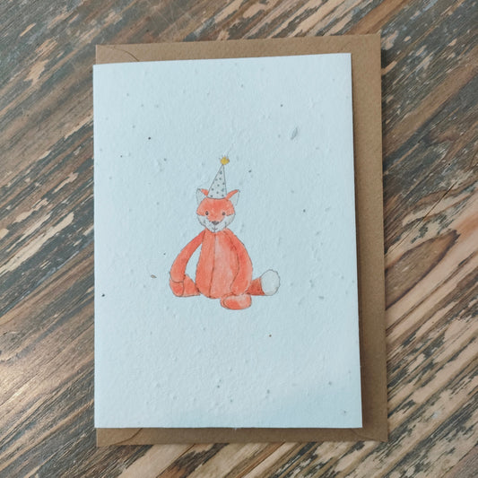 Fox Toy Seed Card
