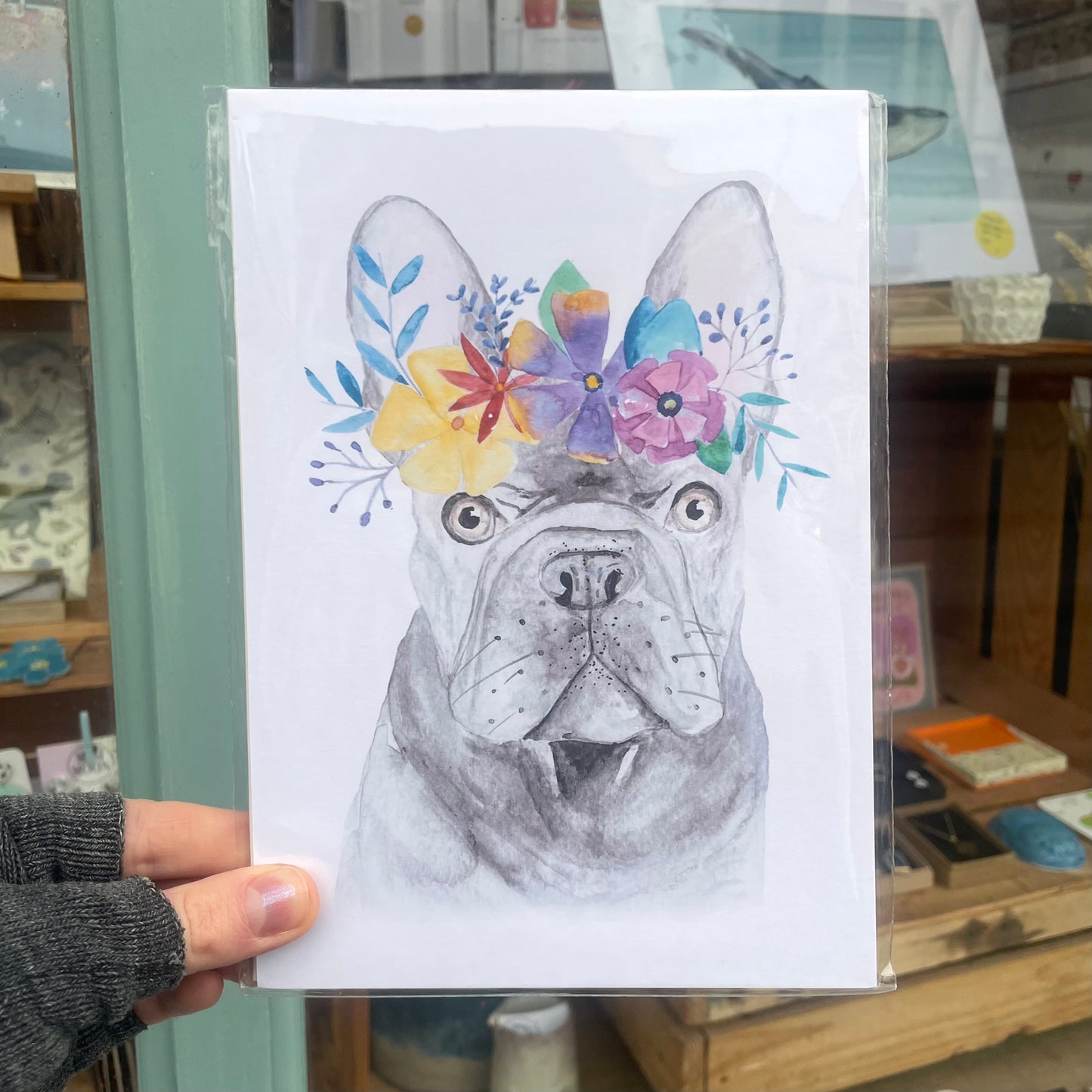 French Bull Dog Print A5