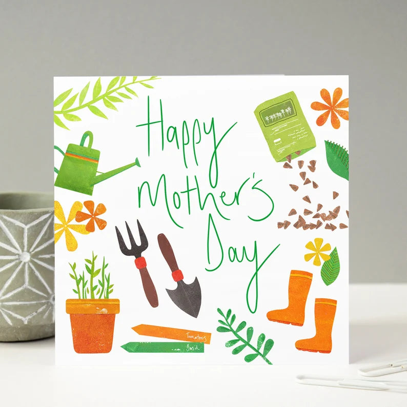 Mothers Day Card - Gardening