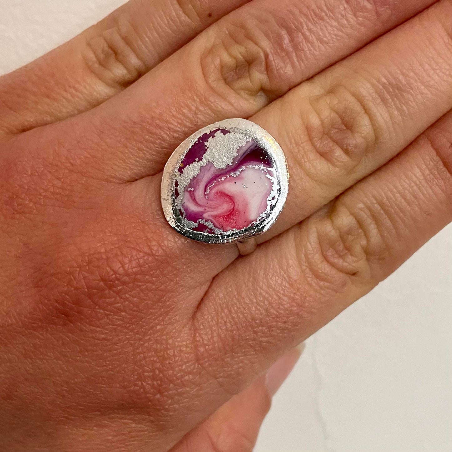 Geode Resin Ring
