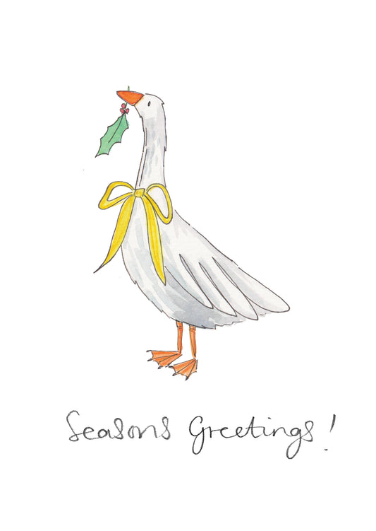 Goose Christmas Card