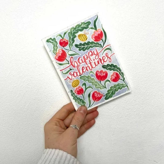 Happy Valentines Seed Card