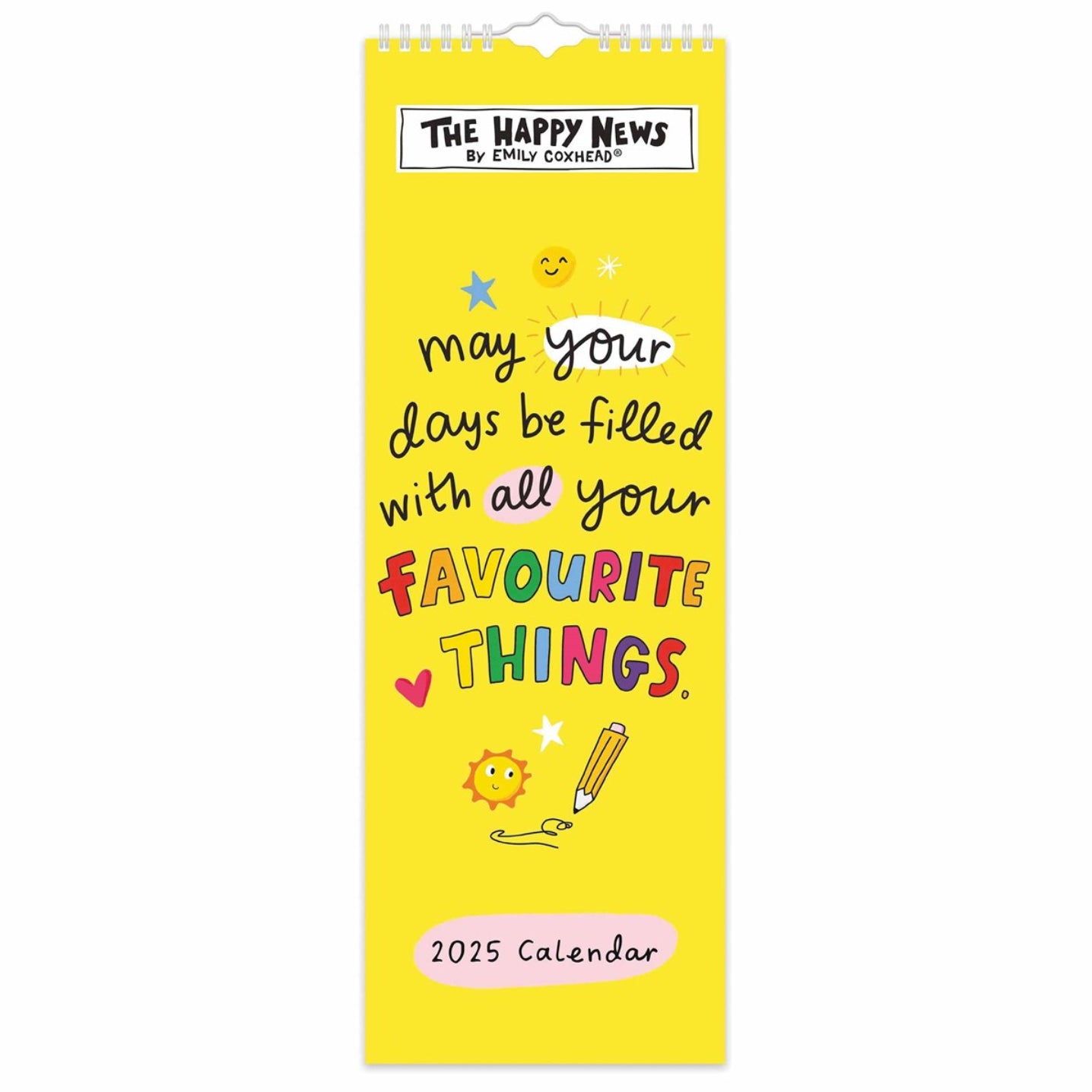 The Happy News, Favourite Things Slim Calendar 2025