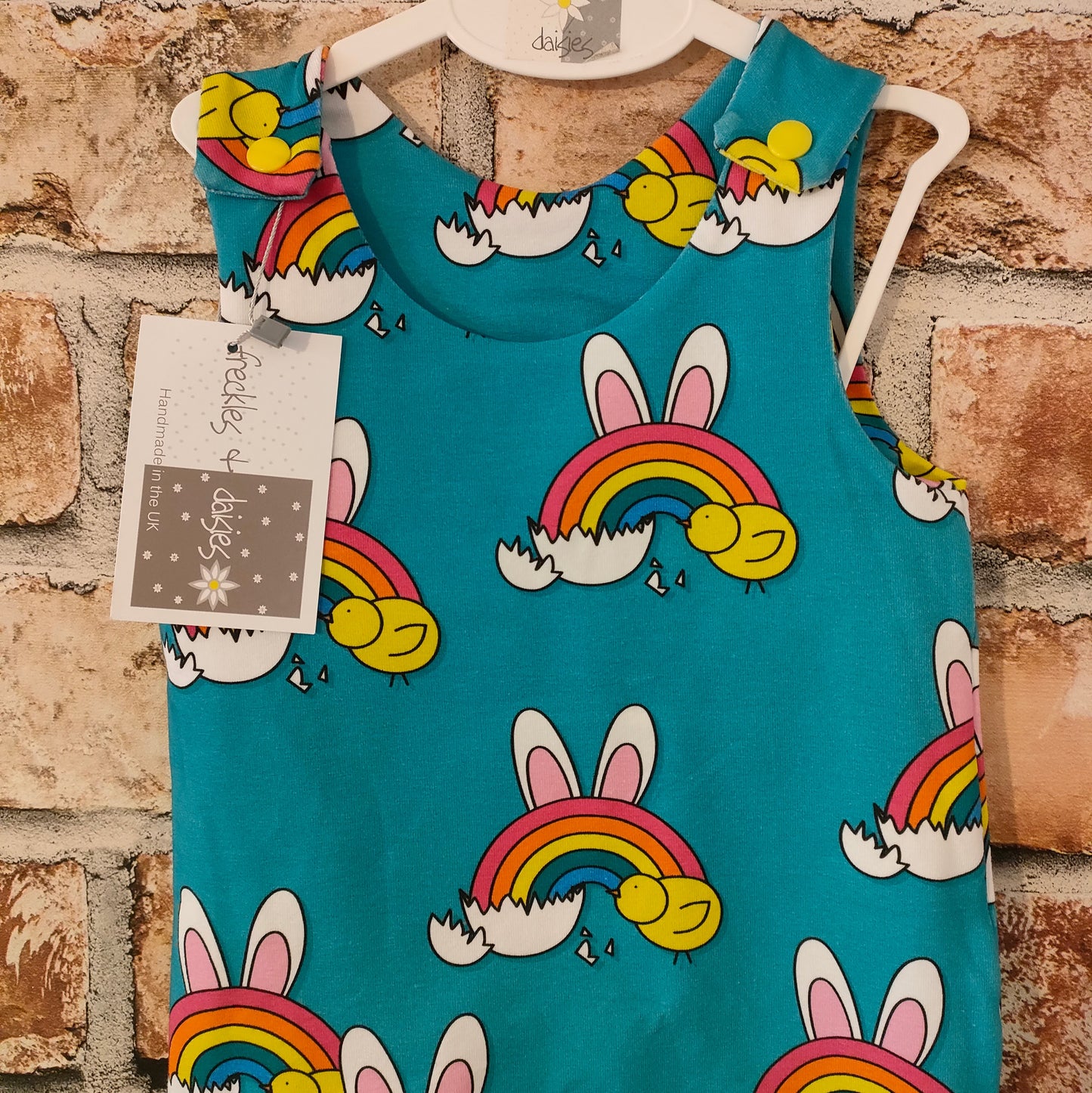 Easter Rainbow Bunny Romper