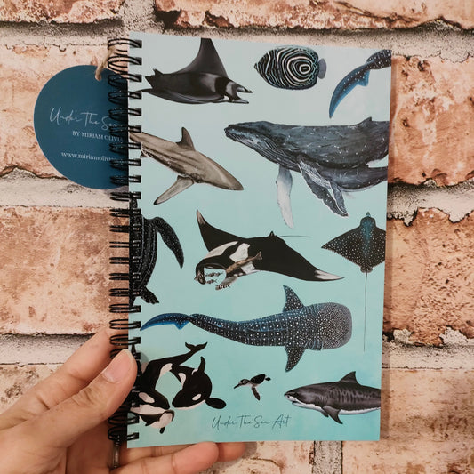 Underwater Spiral Notebook A5