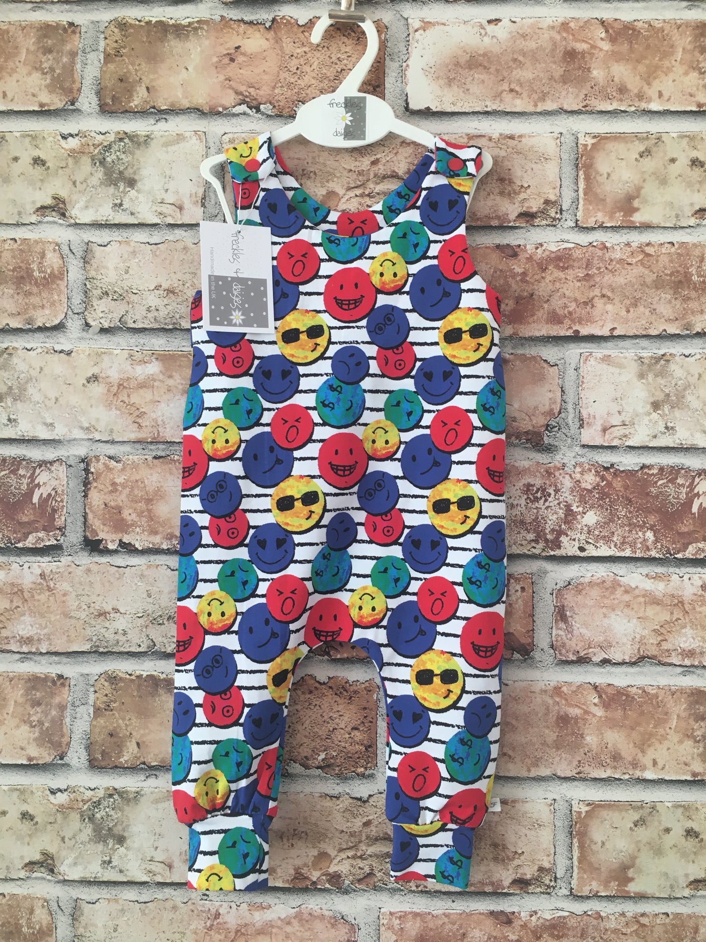 Smiley Face Baby Romper