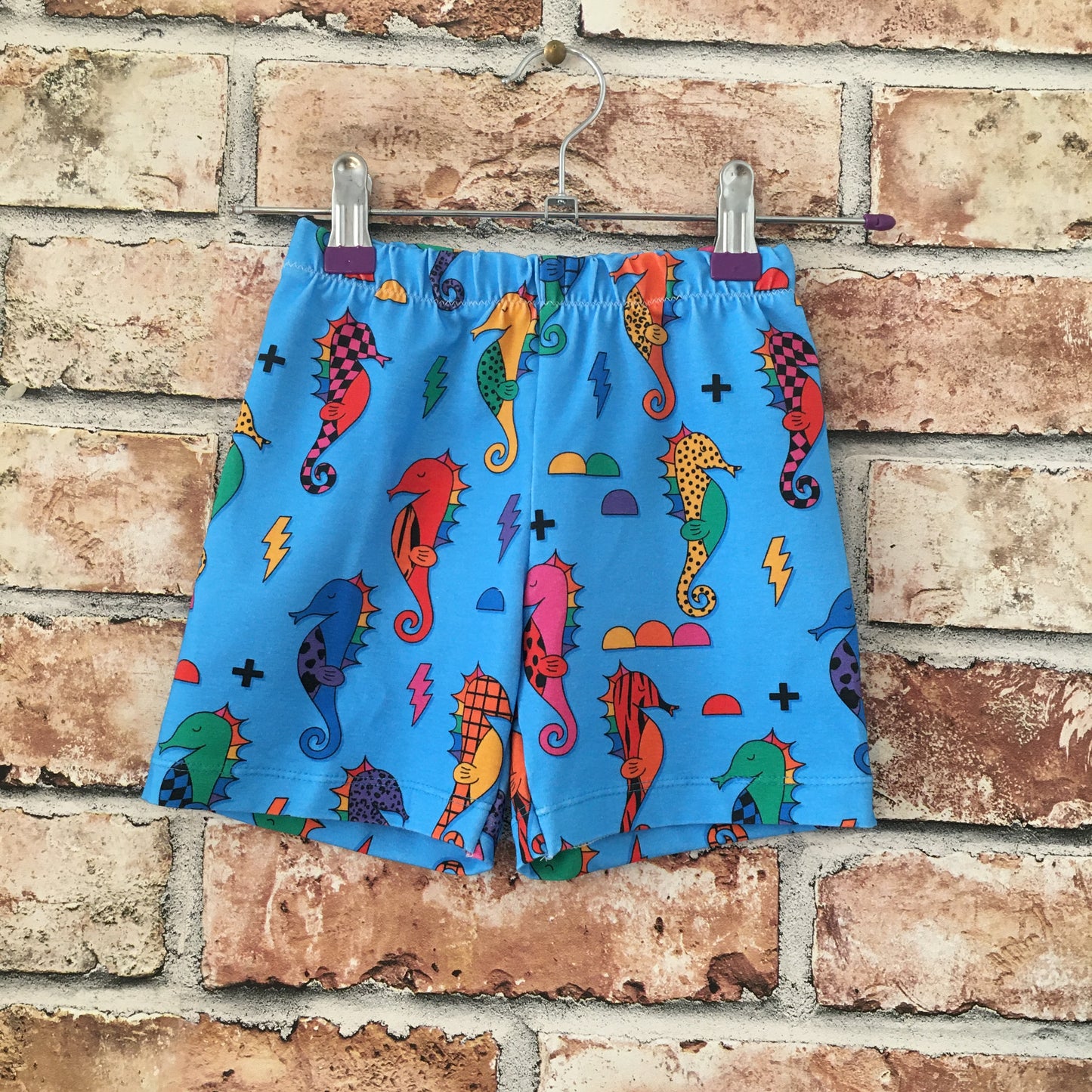 Seahorses Blue Board Shorts