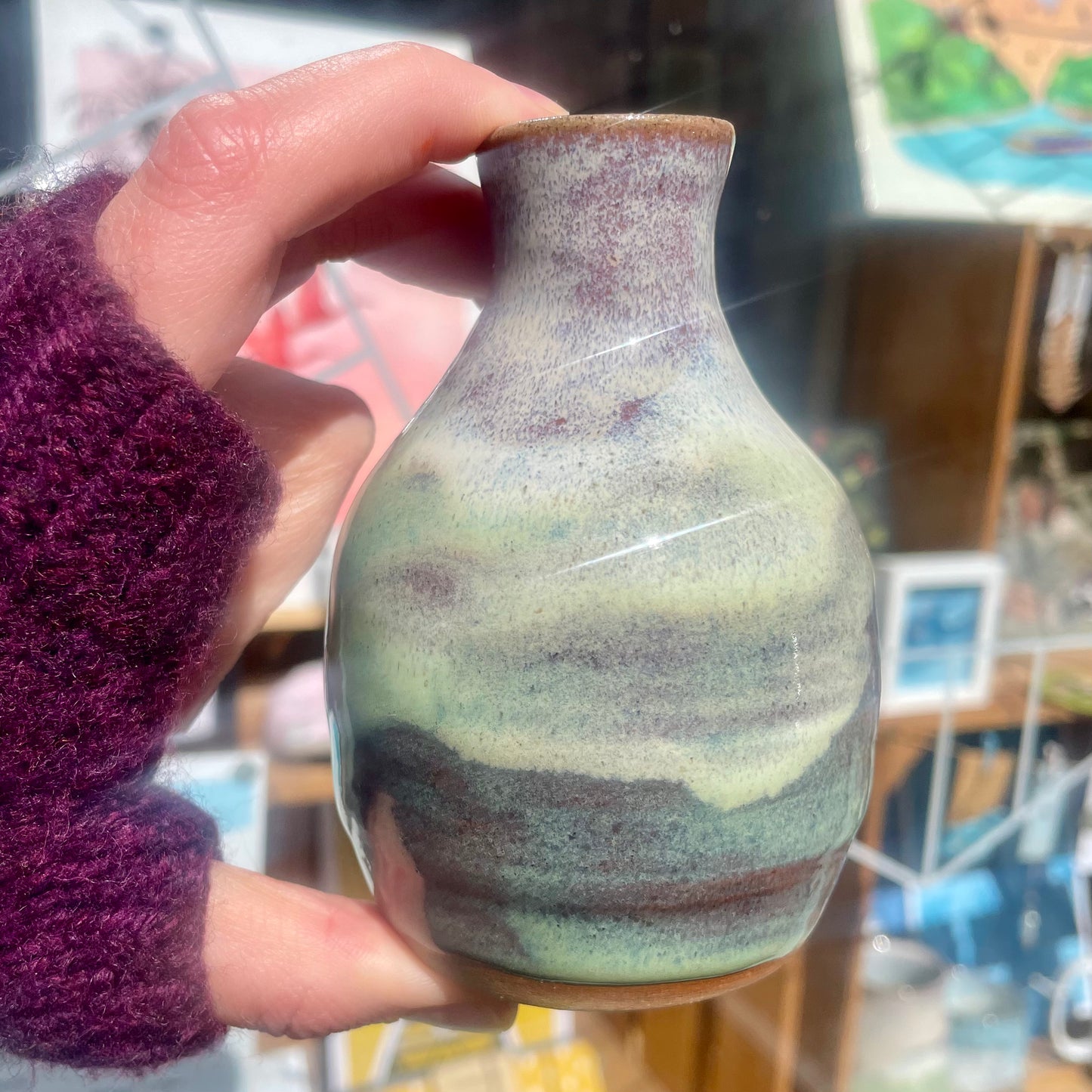 Landscape Bud Vase
