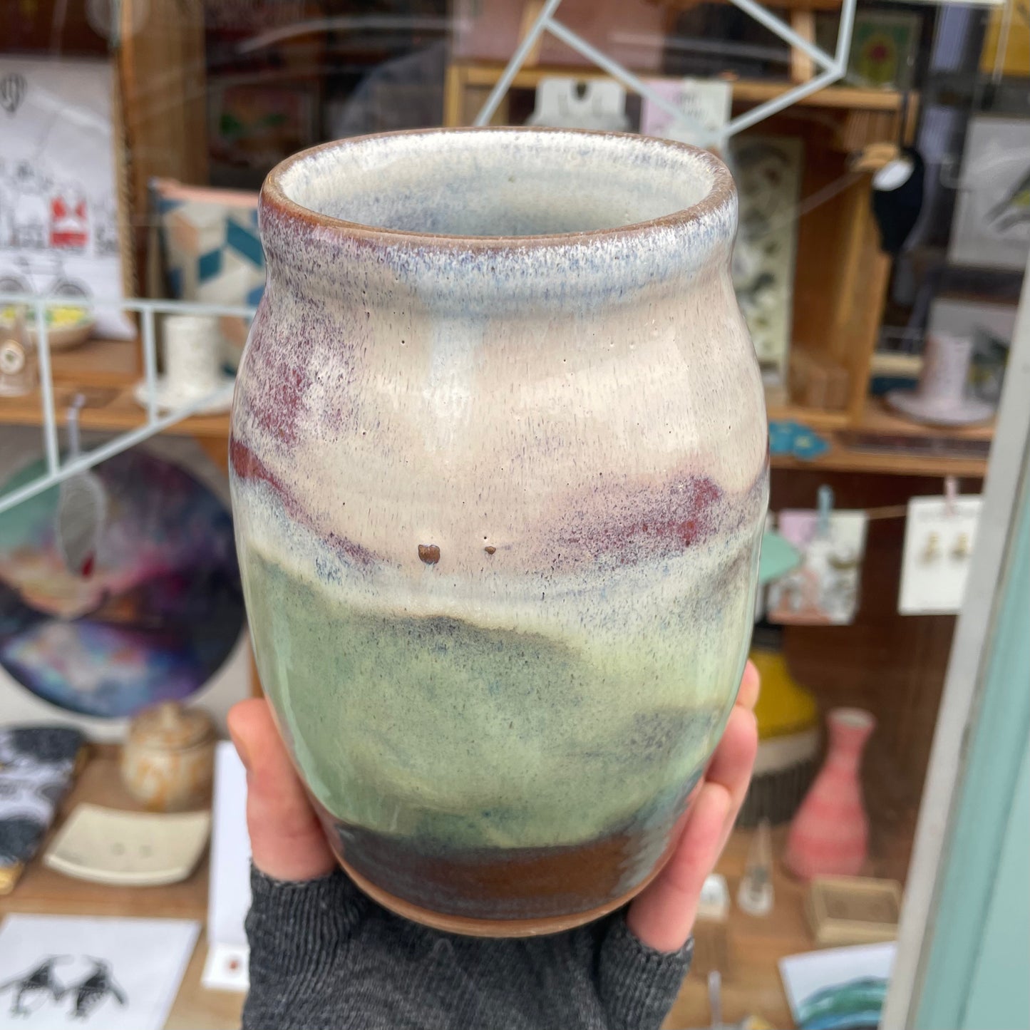 Large Landscape Vase