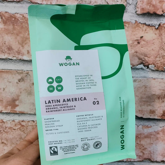 Wogan Coffee Latin America Filtered & Cafetiere Ground 250g